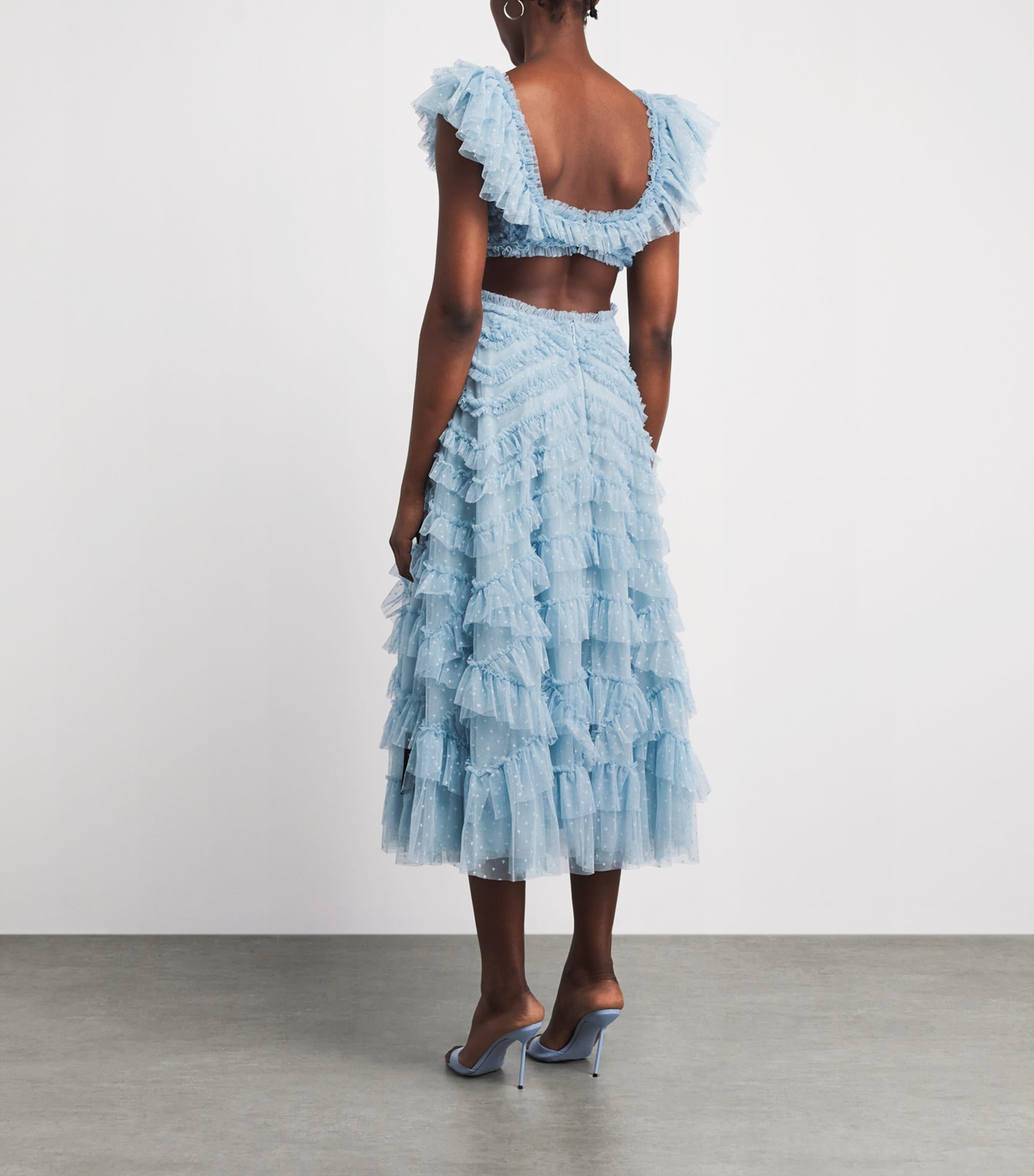 Needle & Thread Womens Tulle Lola Ballerina Gown Aqa Aqua Image 4