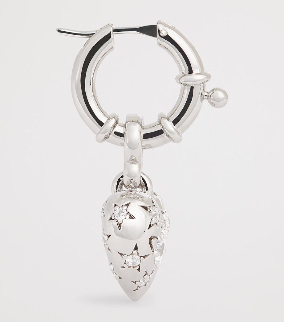 Crystal-Embellished Lee Earrings P102 PLTNM/WHT Image 4