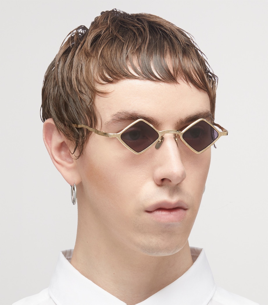 Kuboraum Metal Mask Z14 Sunglasses Gold Grey Image 3