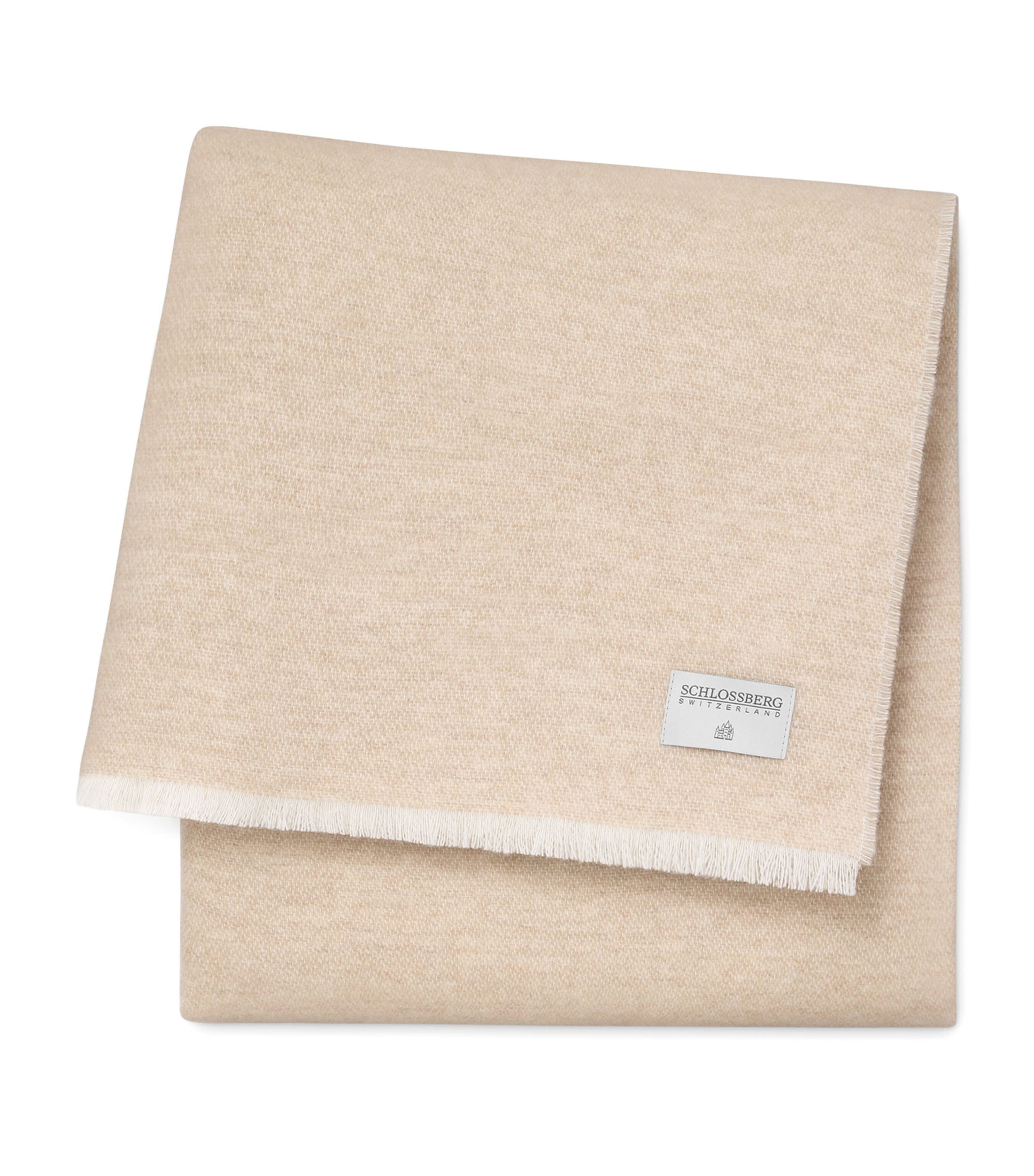 Schlossberg Wool-Cashmere Dina Throw (130cm x 200cm) Beige Image 1