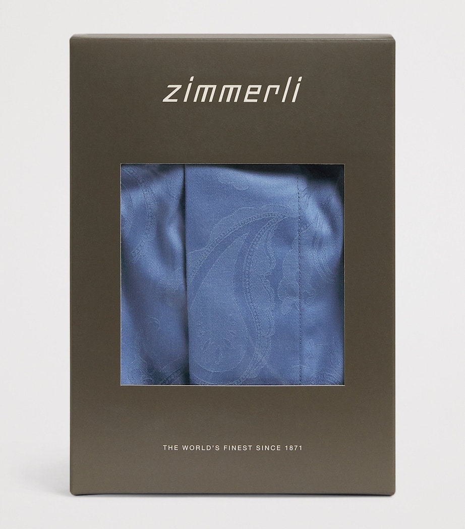 Cotton Jacquard Boxers 453 BLUE Image 4