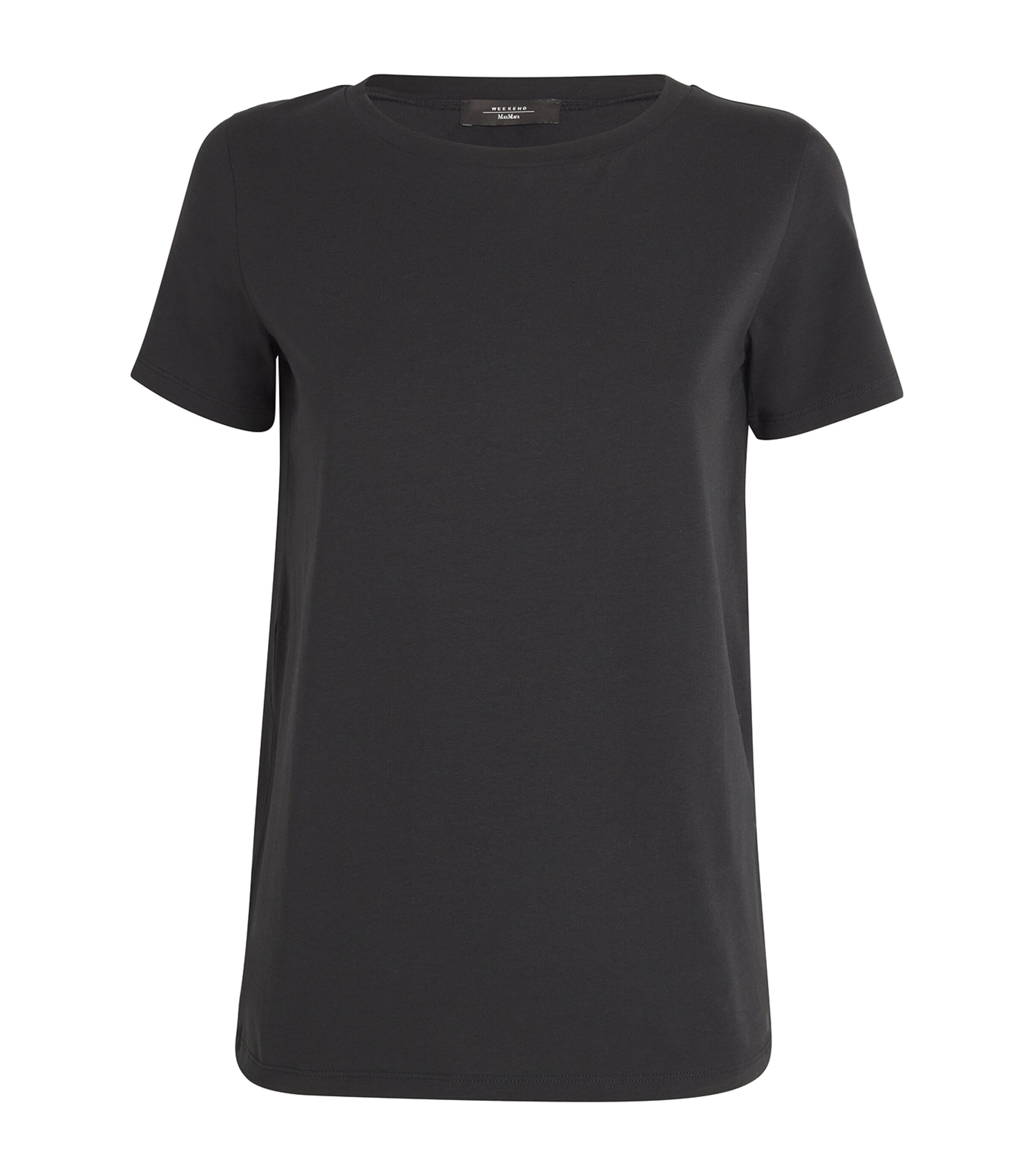Weekend Max Mara Womens Cotton T-Shirt Black Image 1