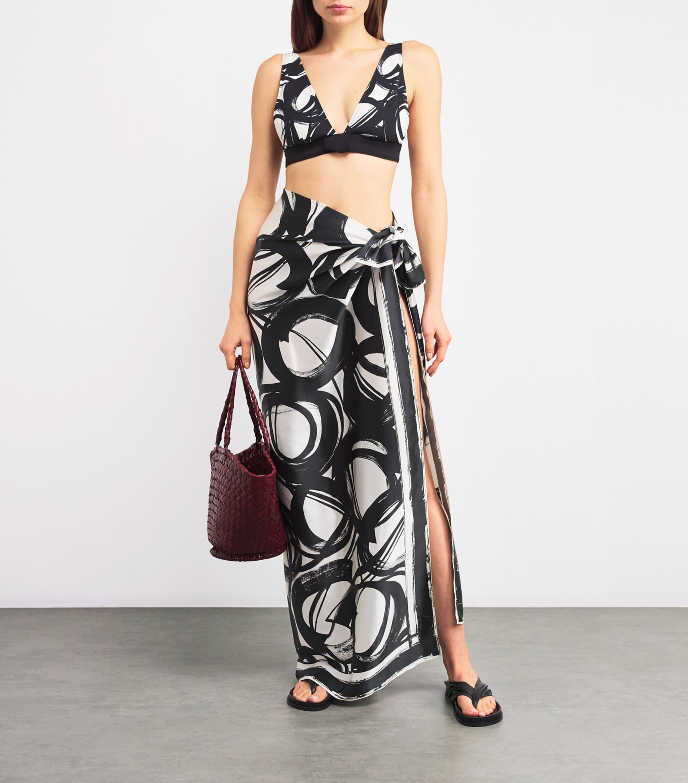 Silk Printed Sarong 952 LUNA Image 2