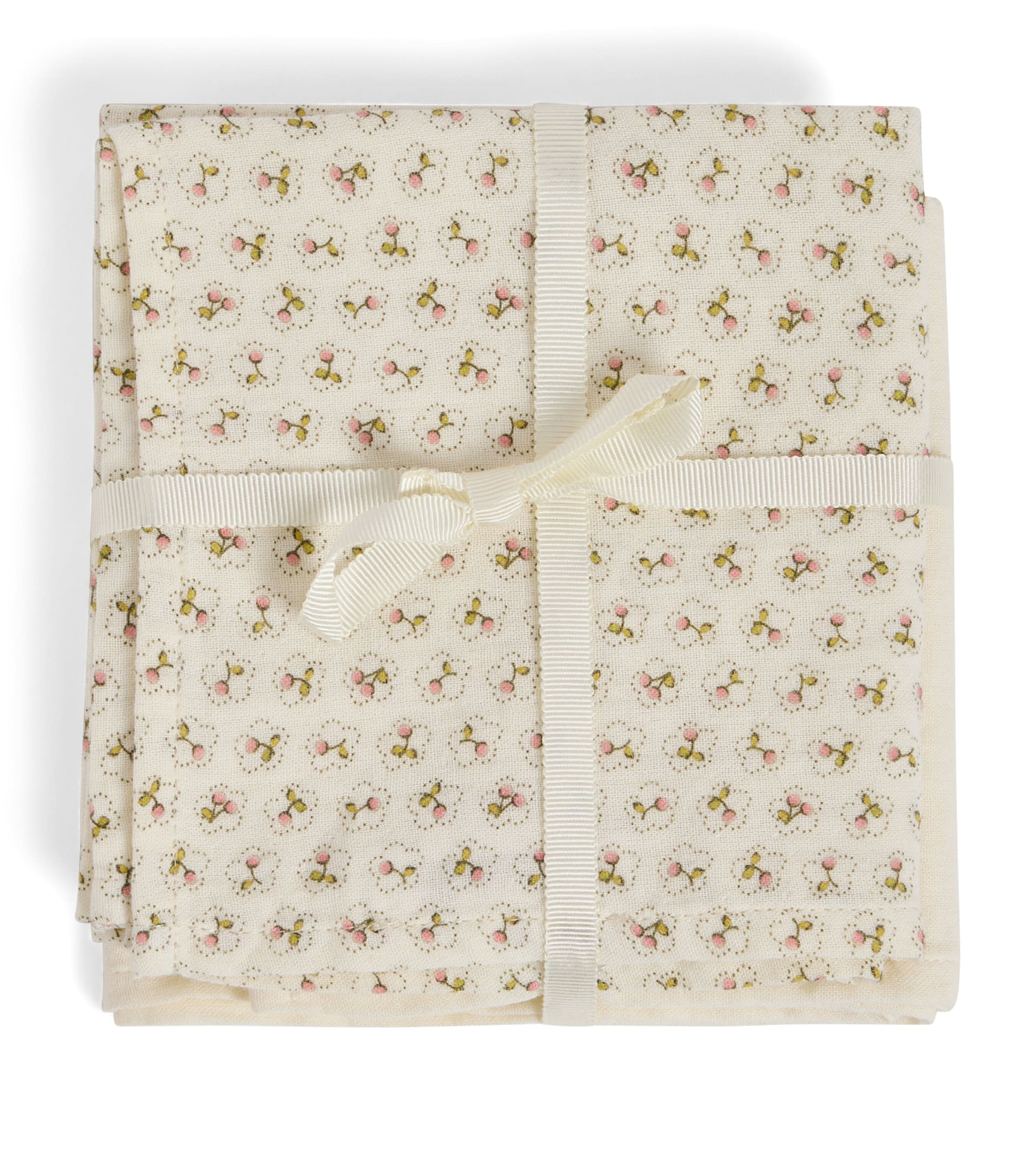 Bonpoint Cotton Doudou Swaddling Cloths (Set of 2) Imp Rose Fane Image 1