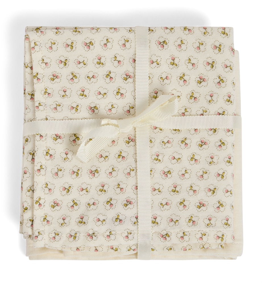 Bonpoint Cotton Doudou Swaddling Cloths (Set of 2) Imp Rose Fane Image 1
