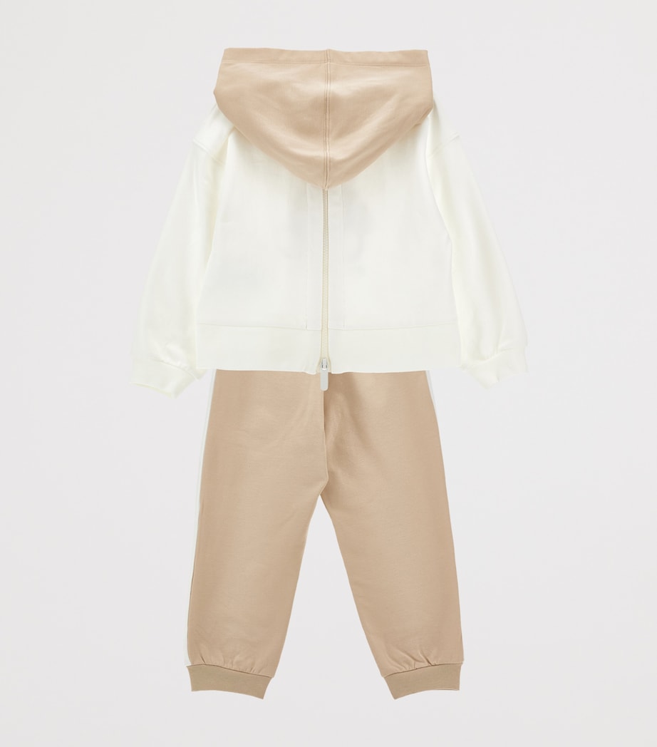 Stretch-Cotton Hoodie and Sweatpants Set (2-12 Years) PANNA/ECRU Image 3