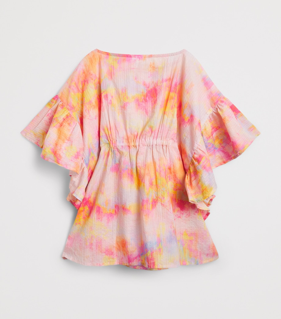 Lison Paris Cotton-Blend Daiquiri Print Kaftan (2-14 Years) Rose:multicolore Image 2