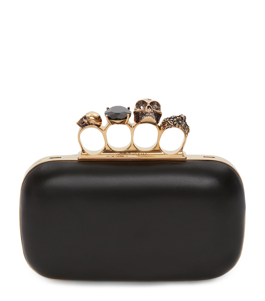 McQueen Skull Four-Ring Clutch Bag Image 1