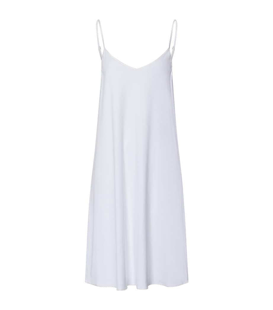 Cotton Silk Nightdress WHITE Image 1