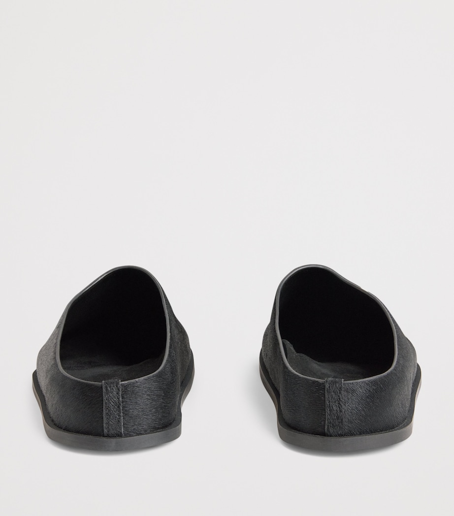 A.EMERY Cow Hair Lou Clogs Black Hair On Image 5