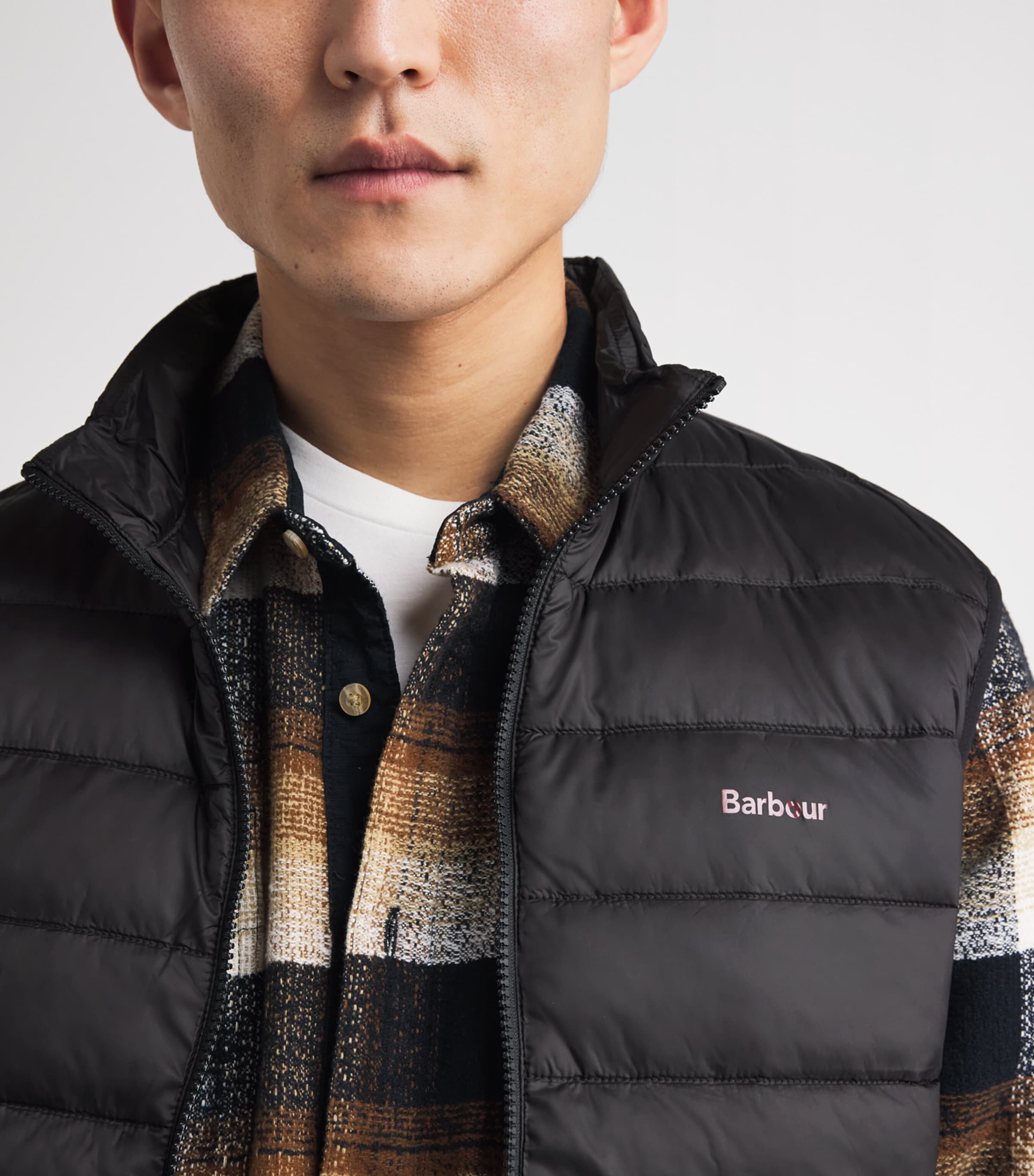 Barbour Mens Quilted Bretby Gilet Black Image 3