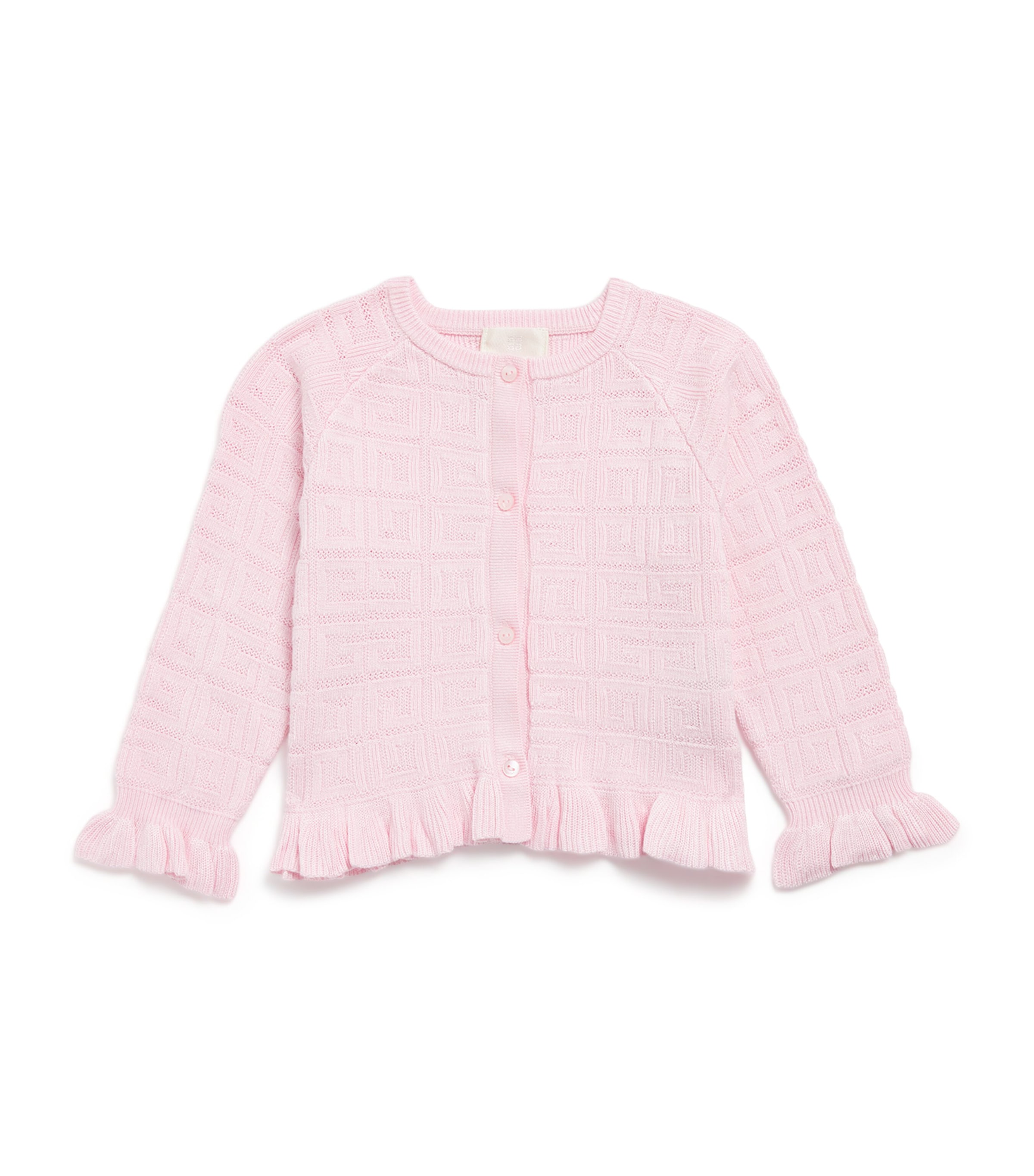 Givenchy Knitted Monogram Cardigan In Pink