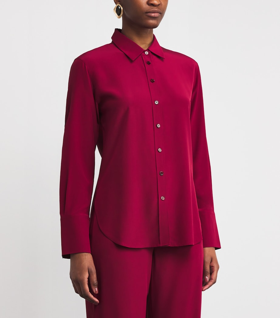 Silk Crepe de Chine Joe Blouse RUBY Image 3