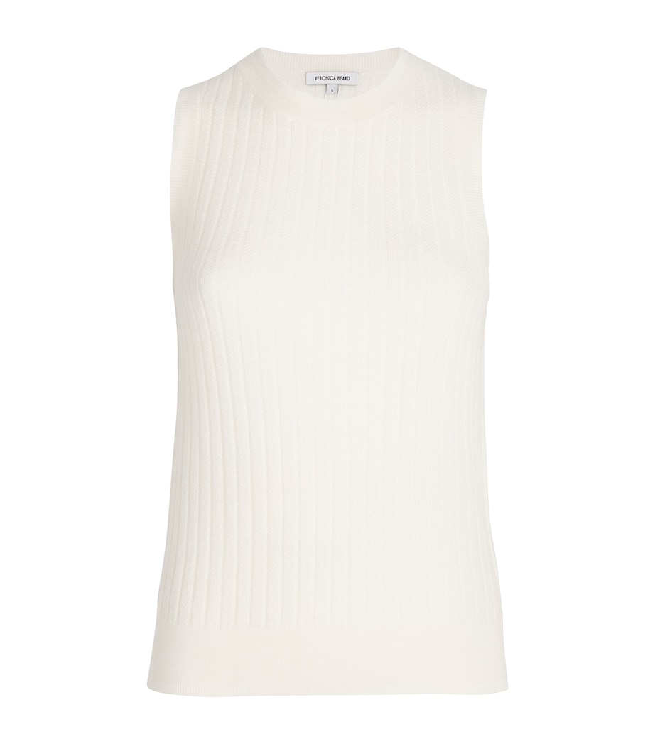 Wool Jerrel Sweater Vest W0006 IVORY Image 1