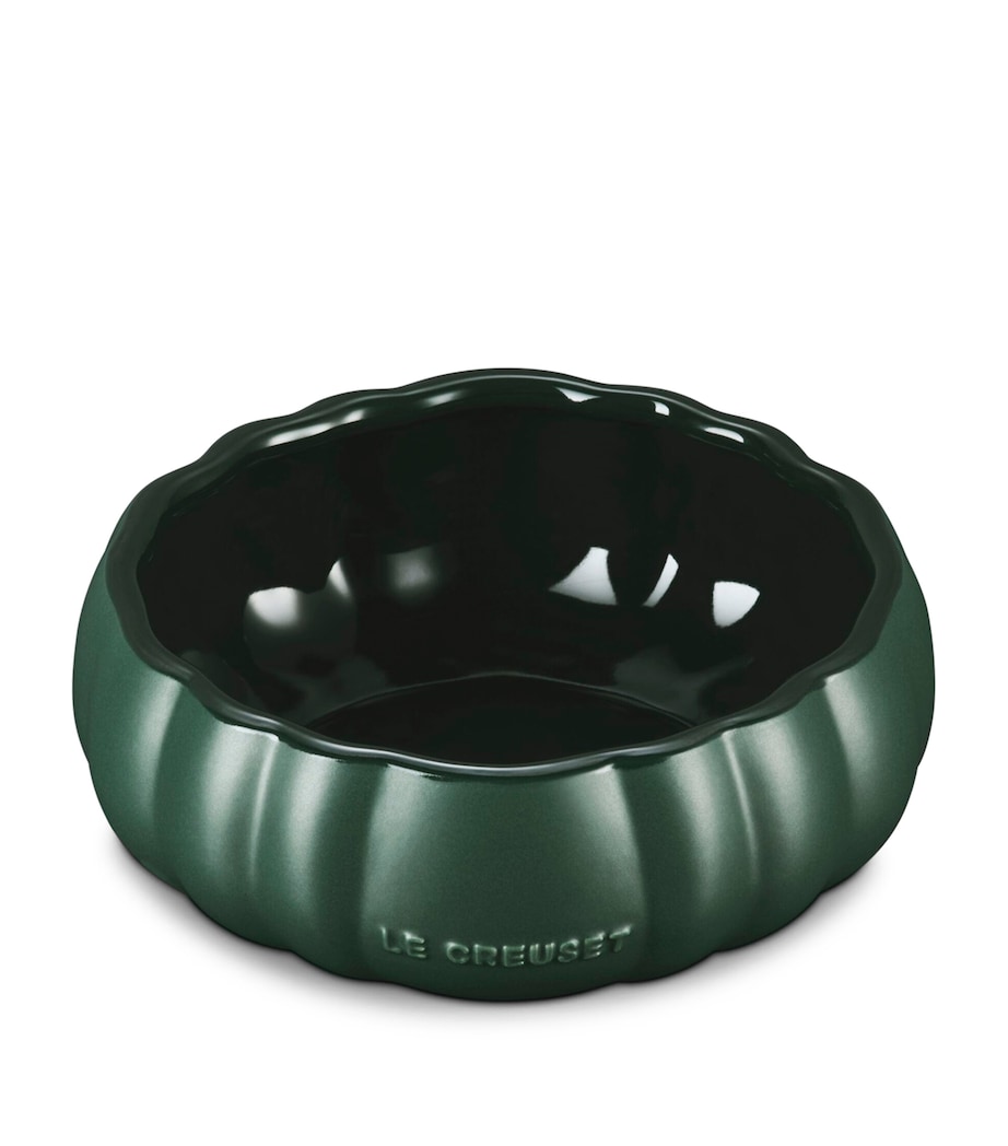 Le Creuset Stoneware Pumpkin Bowl (750ml) Green Image 2