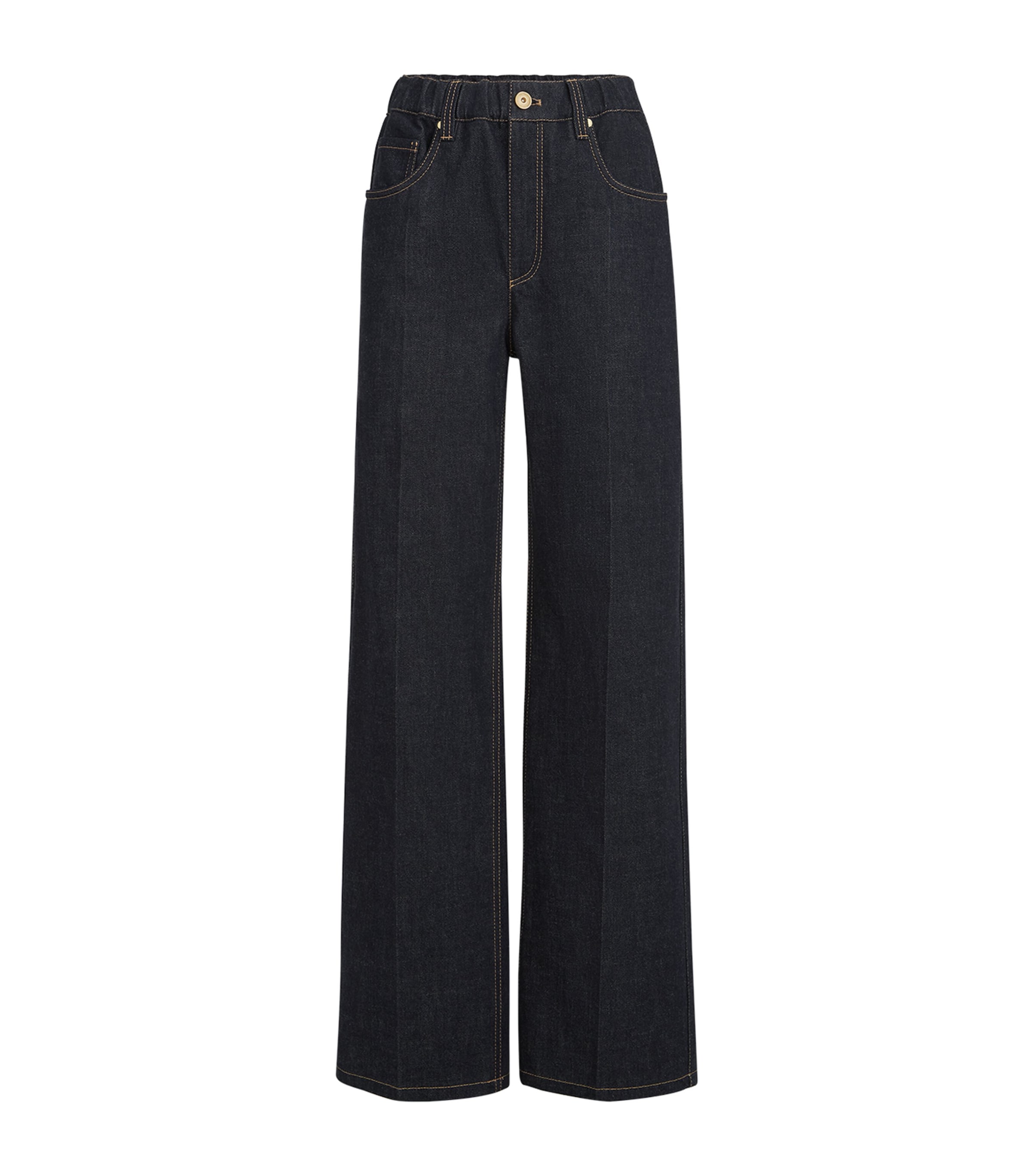 Brunello Cucinelli Womens No-Fade Loose Jeans Image 1