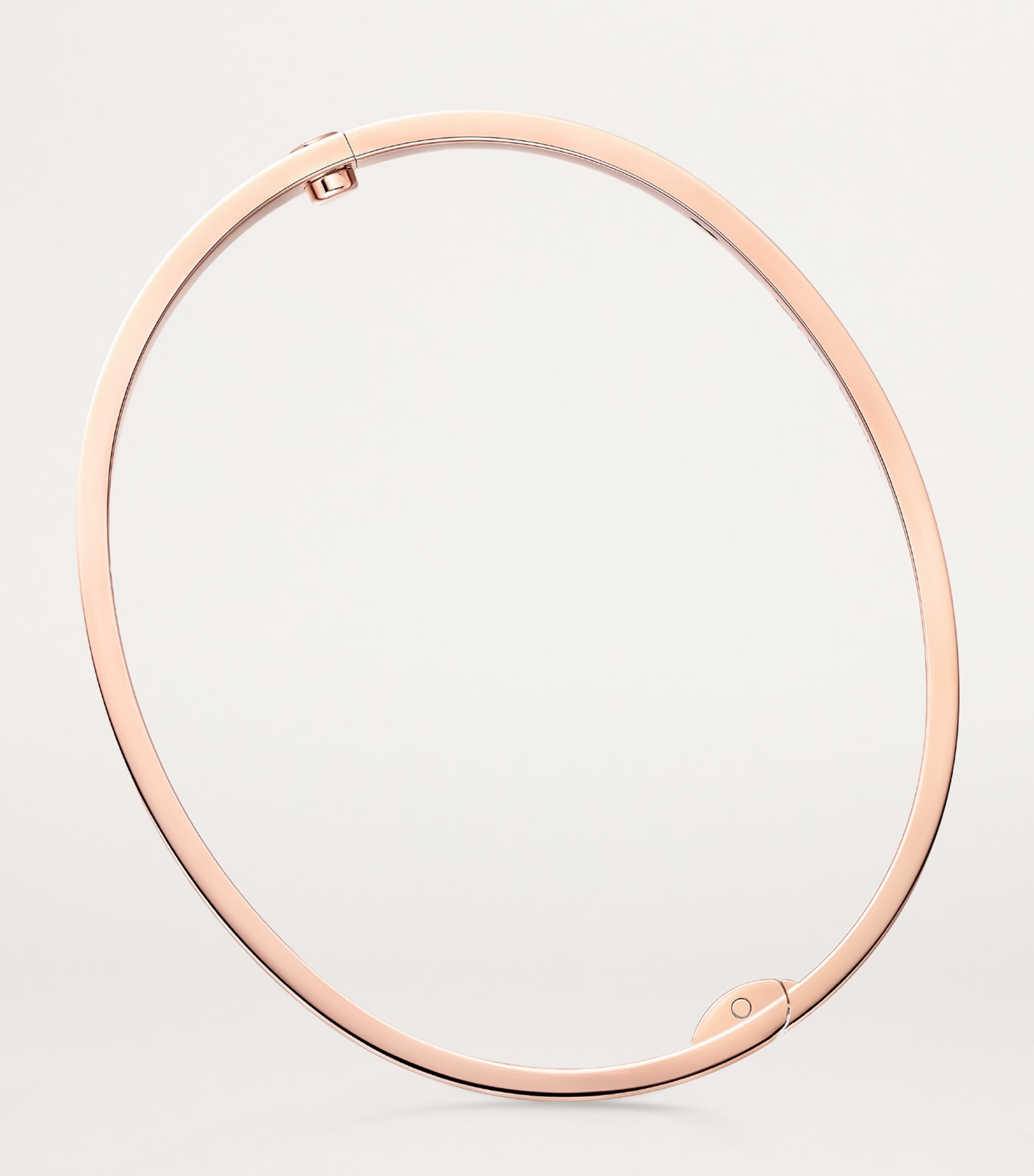 Rose Gold Hinged LOVE Bracelet ROSE GOLD Image 9