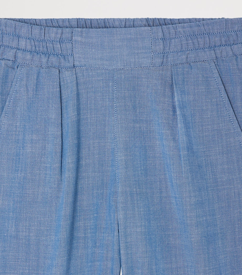 Cotton Trousers (10-14 Years) BLEU Image 3