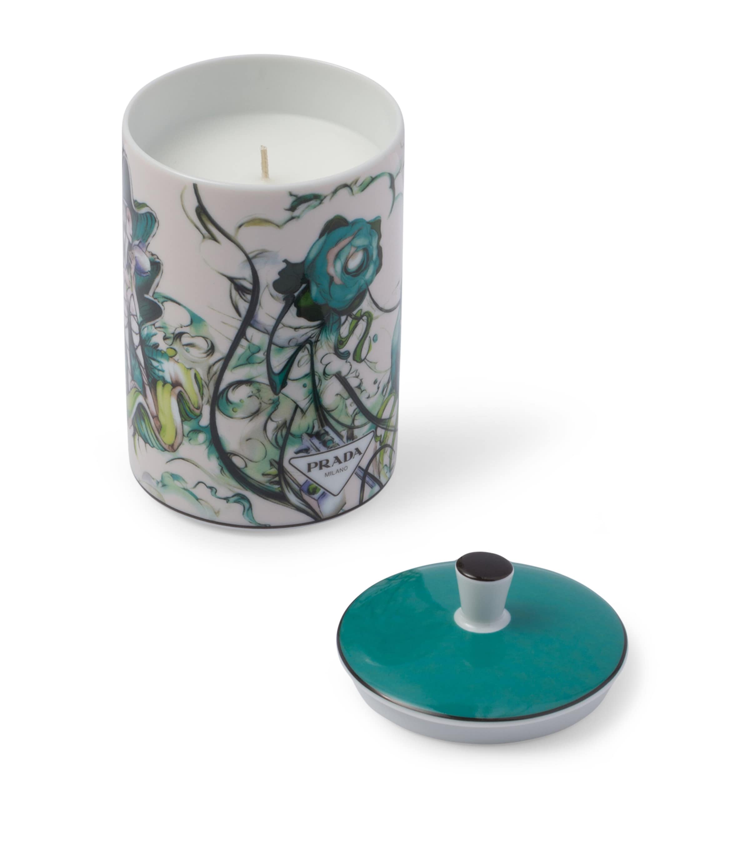 Porcelain Lavende Candle (250g) F0194 Image 2