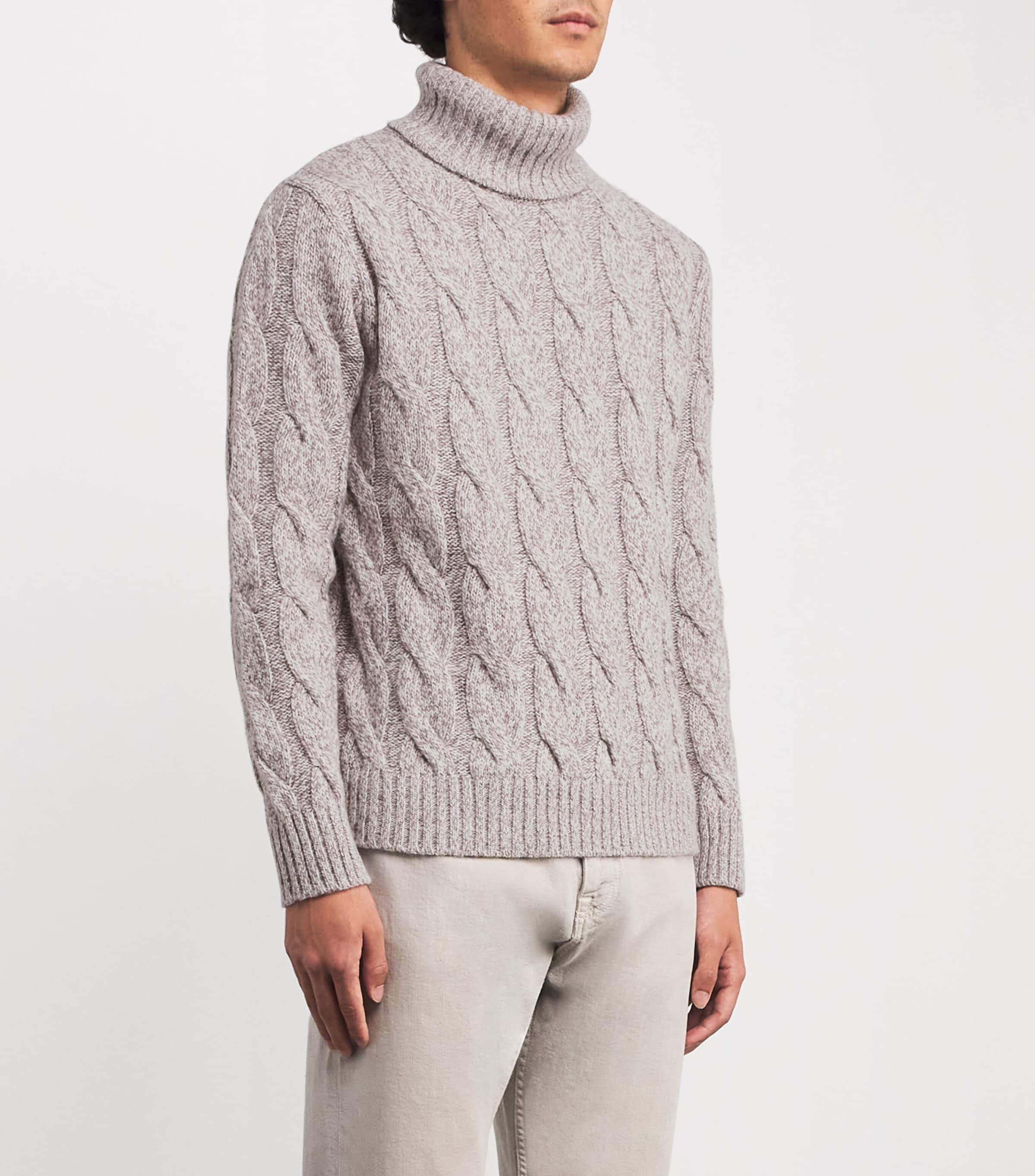 Wool Rollneck Sweater MIRTILLO Image 3