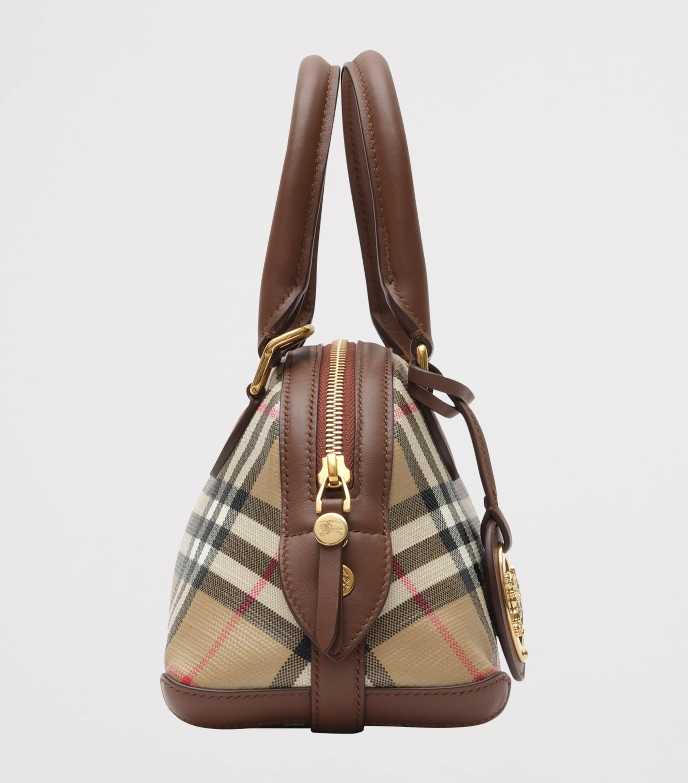 Burberry Mini Primrose Top-Handle Bag Archive Beige Image 4