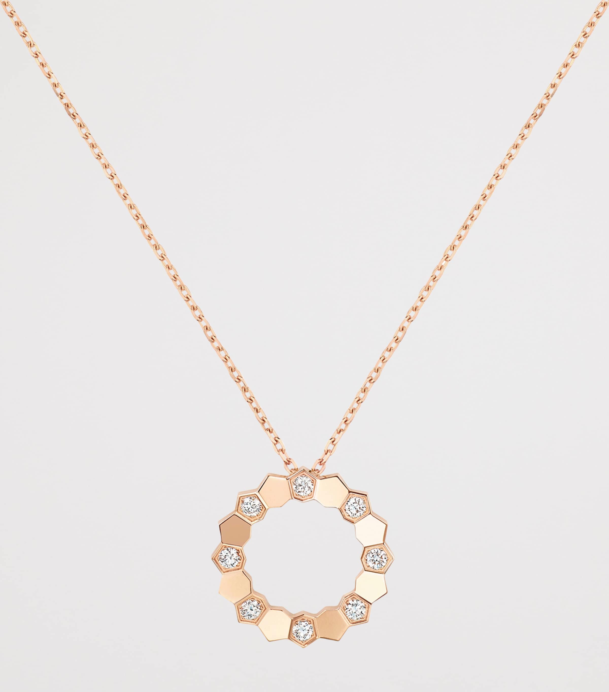 Rose Gold Bee de Chaumet Pendant Necklace PINK GOLD Image 1