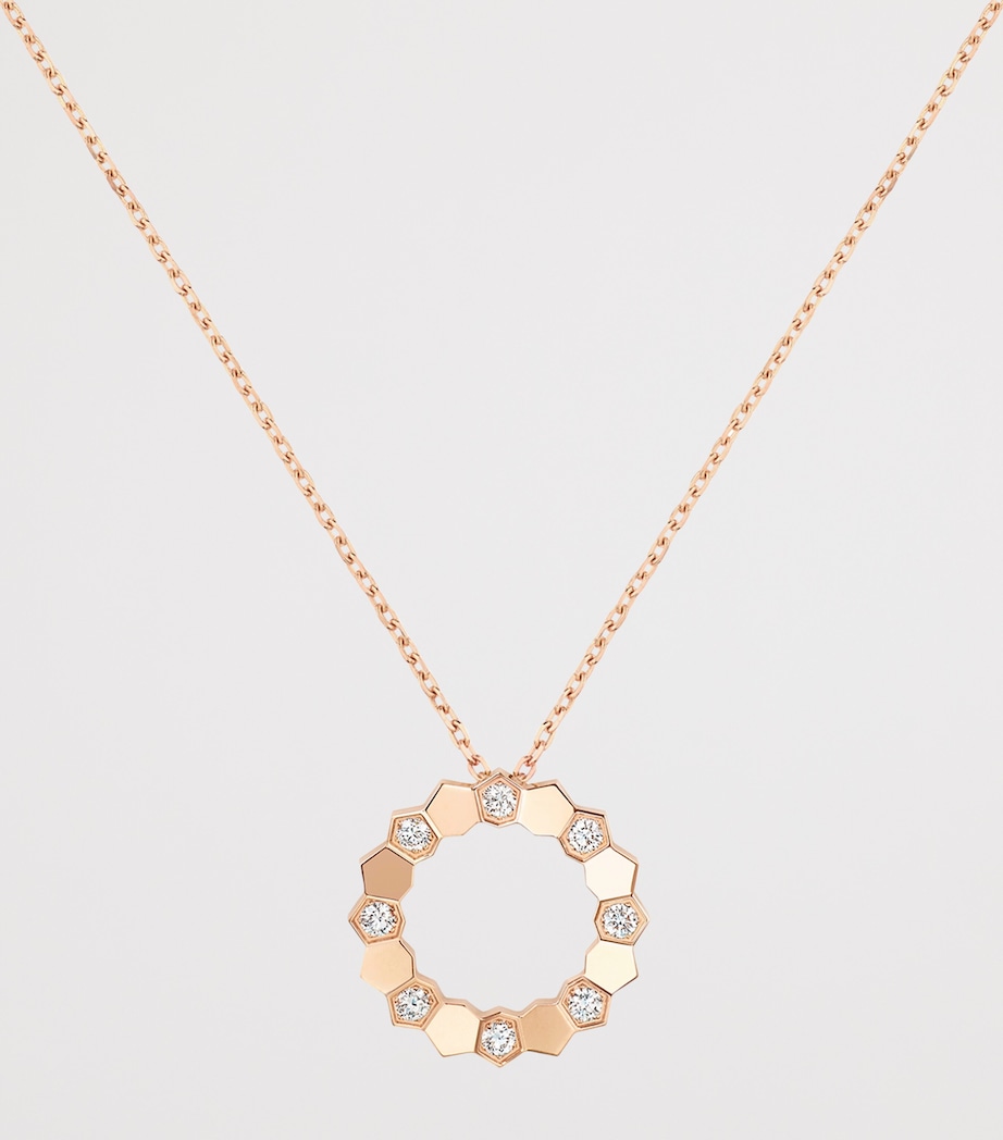 Rose Gold Bee de Chaumet Pendant Necklace PINK GOLD Image 1