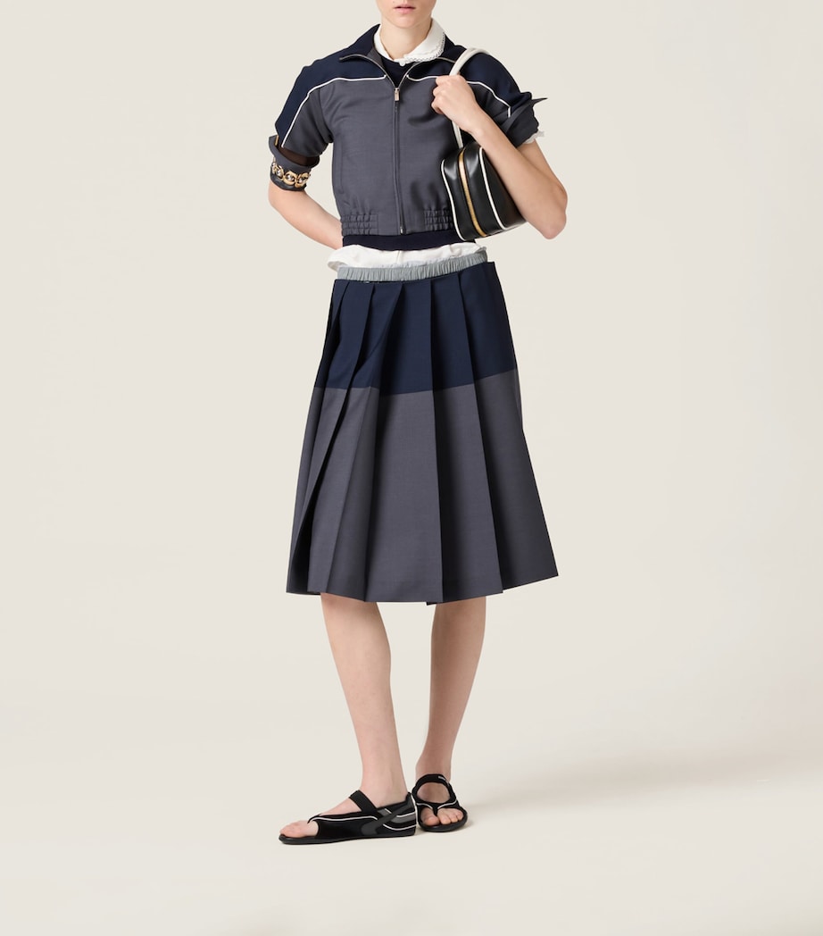 Fleece Wool Logo Sweater F0008 Image 2