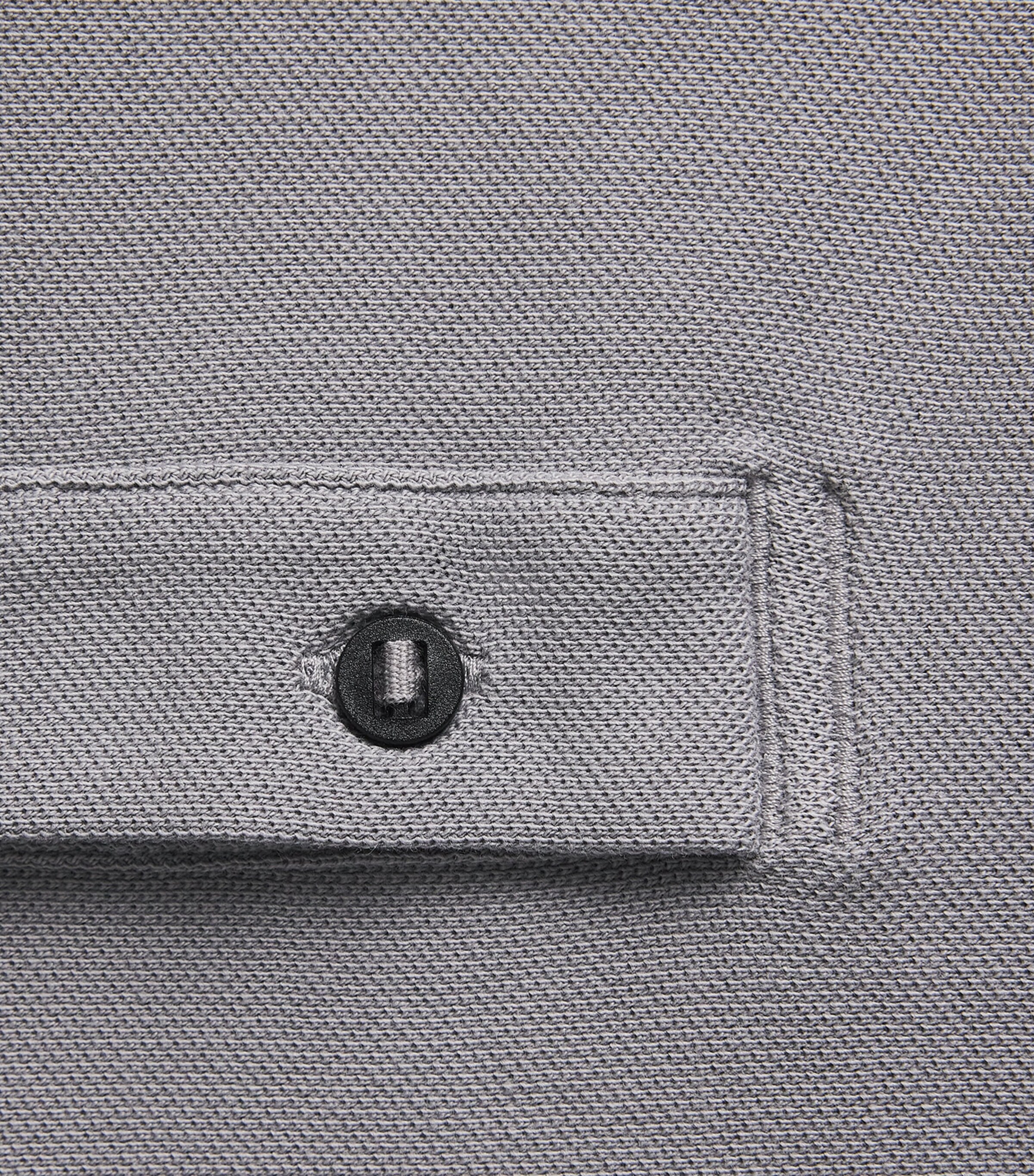Canada Goose Mens Logo Beckley Polo Shirt Stratus Grey Image 5