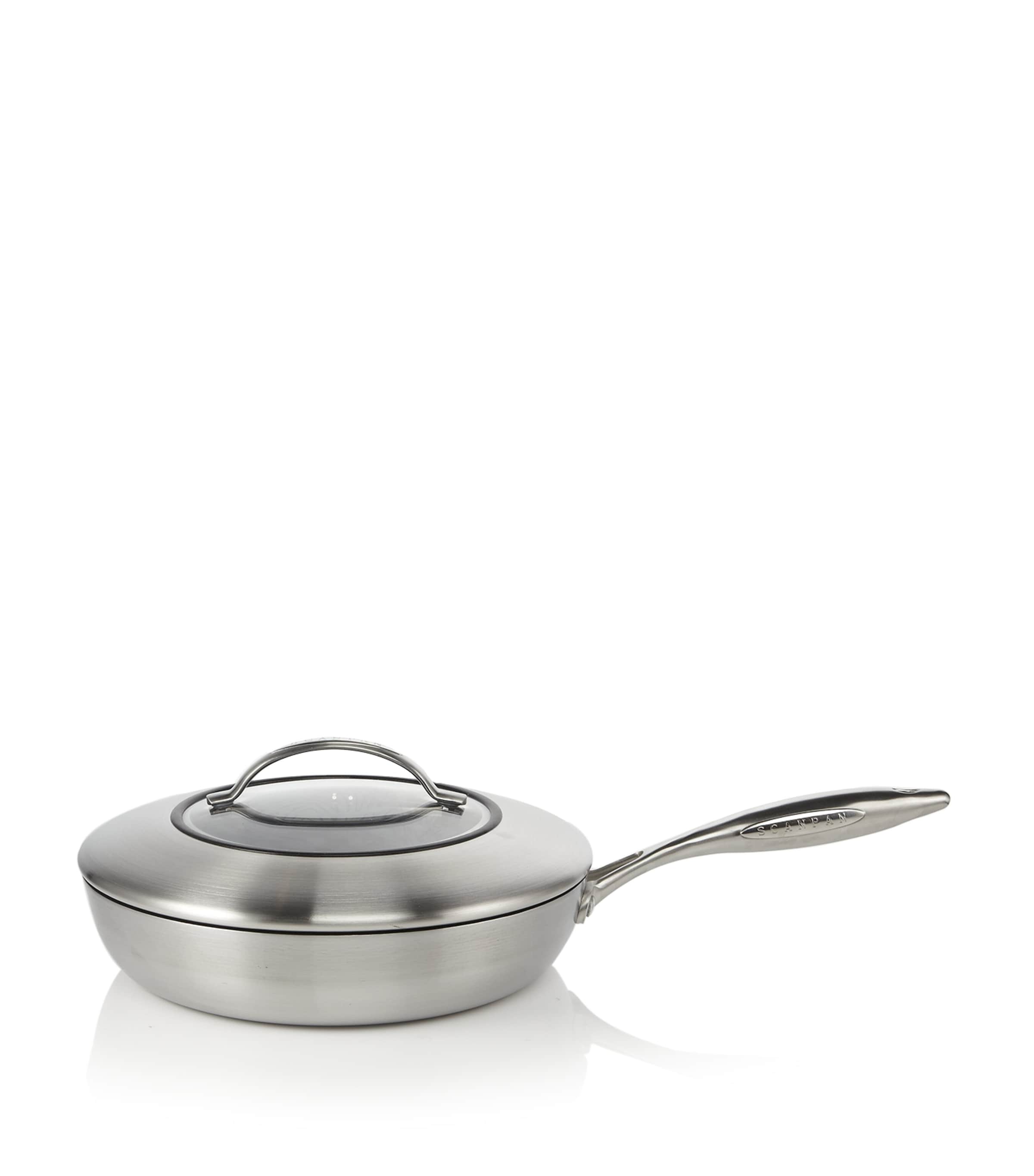Scanpan Ctx Saute Pan And Lid In Steel