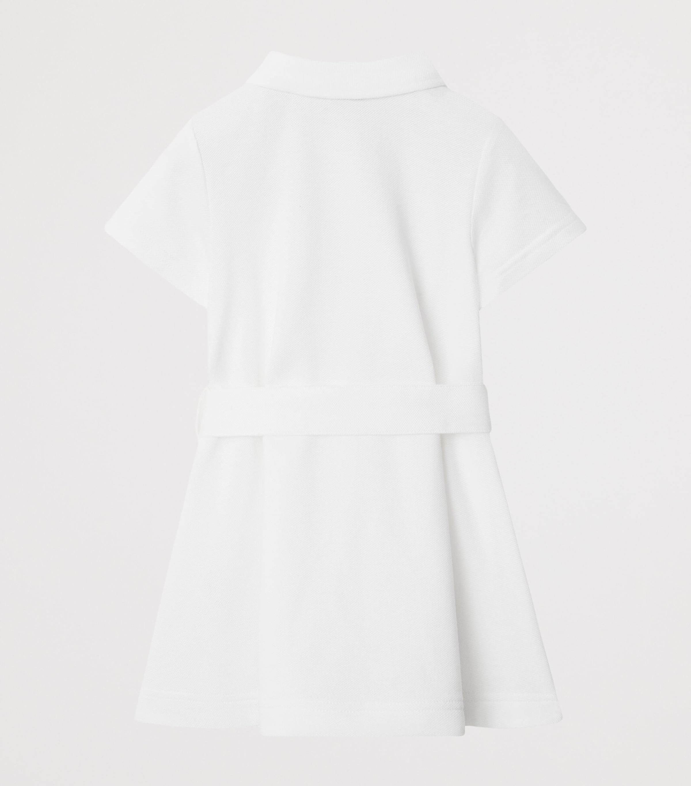 Cotton Polo Shirt Dress (6-24 Months) WHITE Image 2