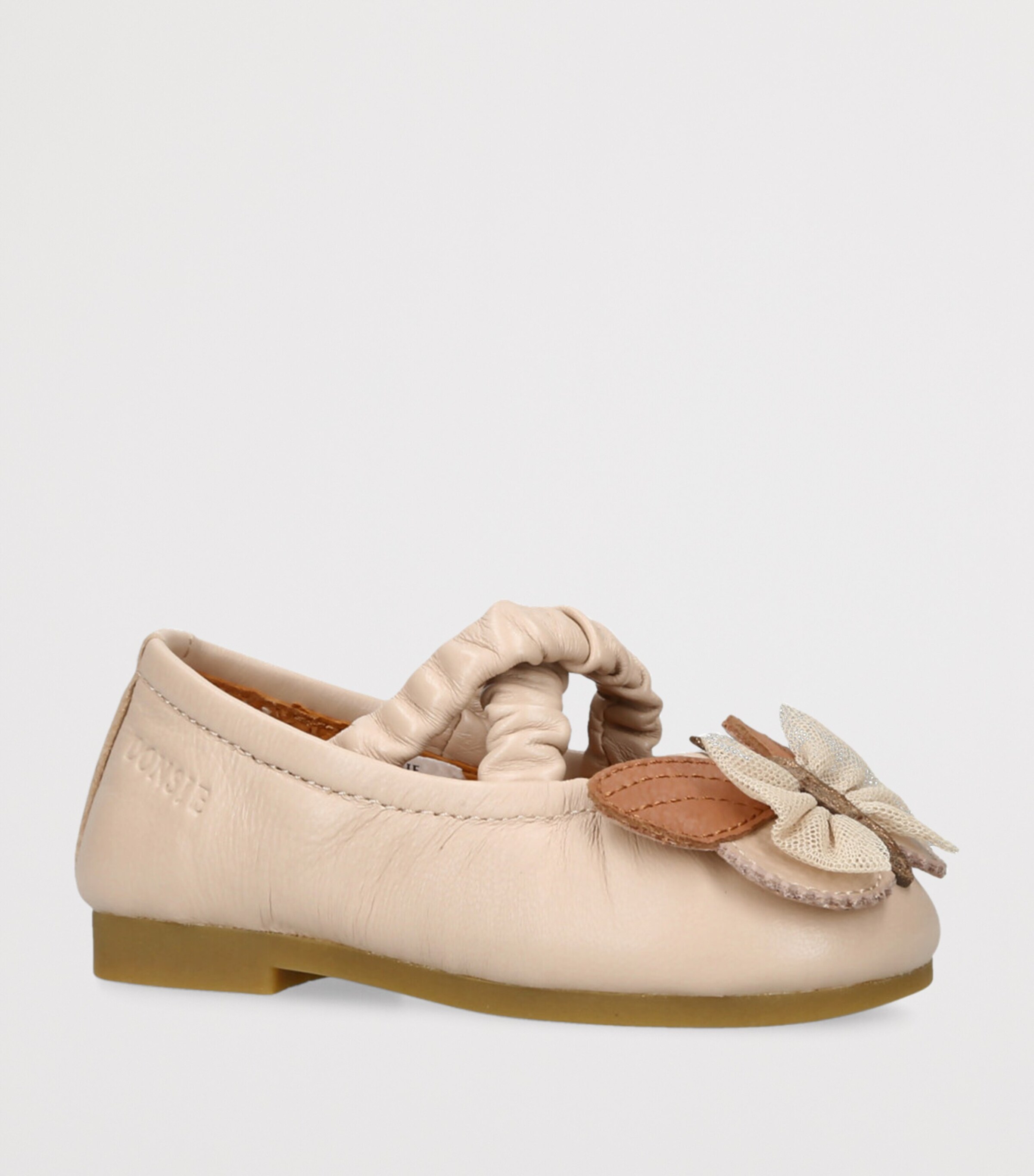 Leather Mileni Ballet Flats PALE PINK Image 3