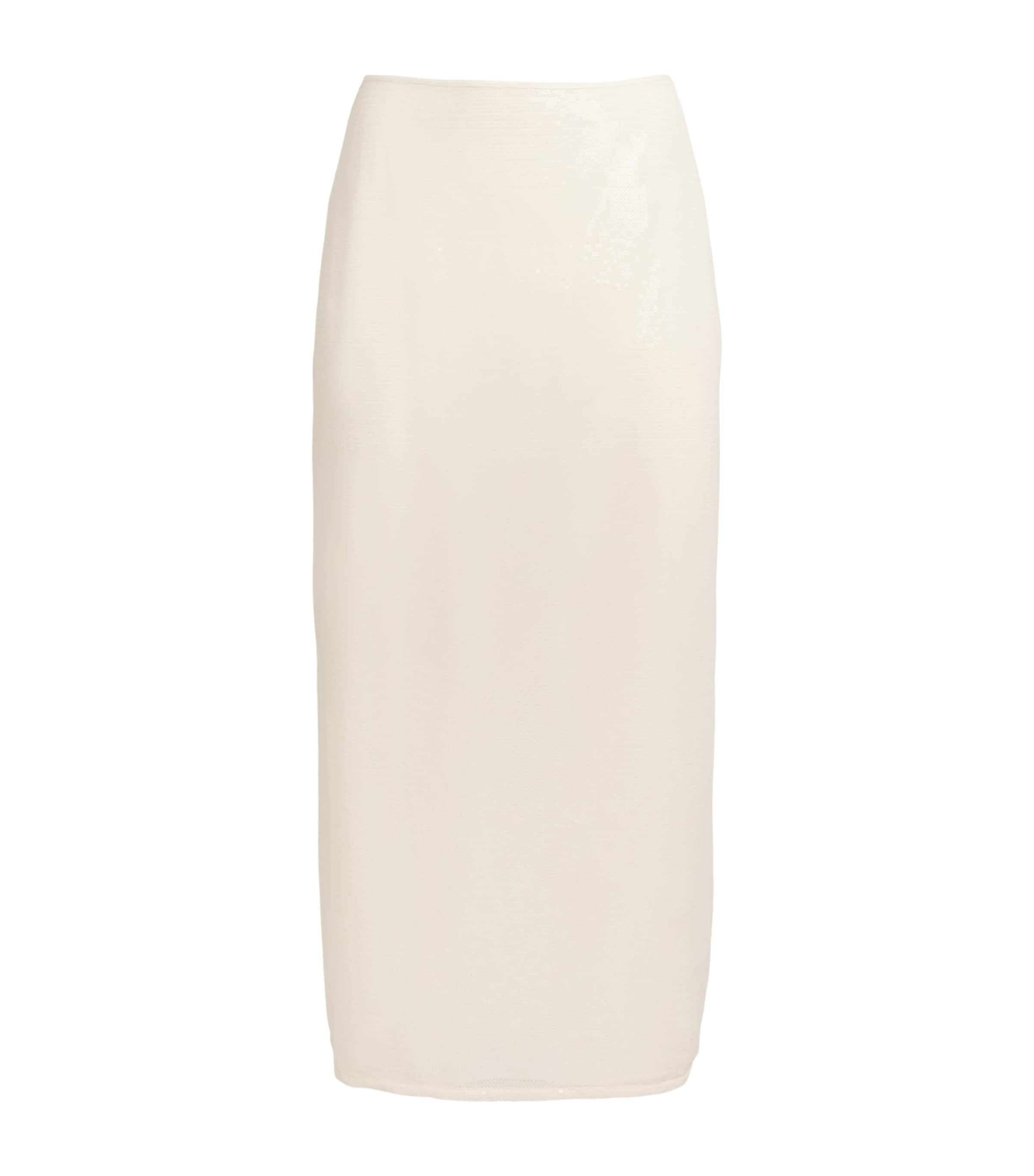 Sequin Marisol Midi Skirt 111 PEARL Image 1
