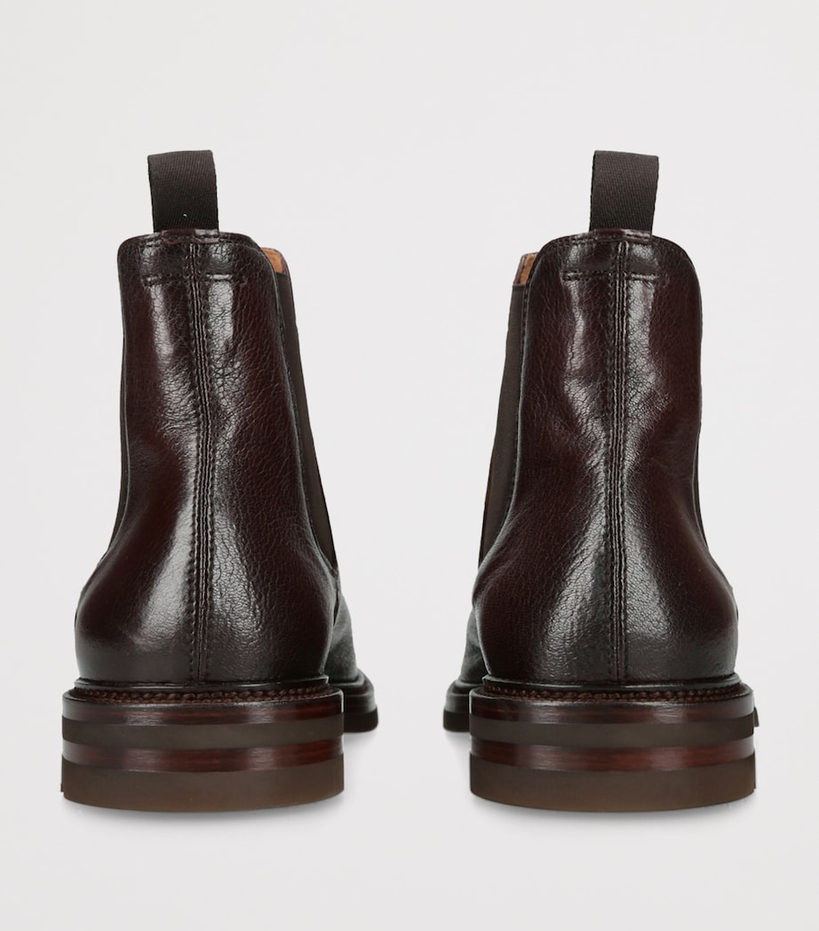 Leather Aston Flexi Chelsea Boots TAN Image 2