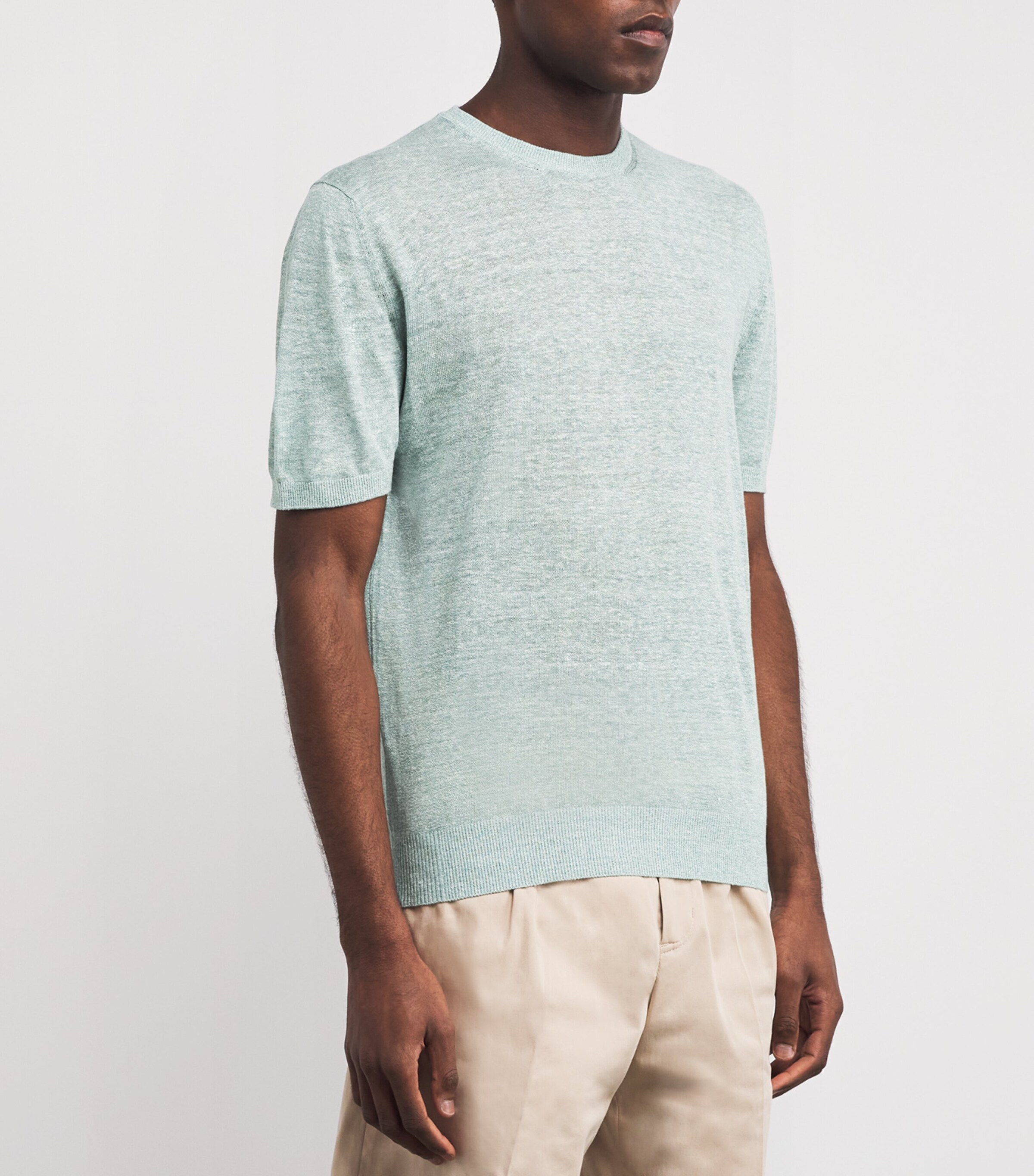 Linen-Silk T-Shirt SAGGIO Image 3