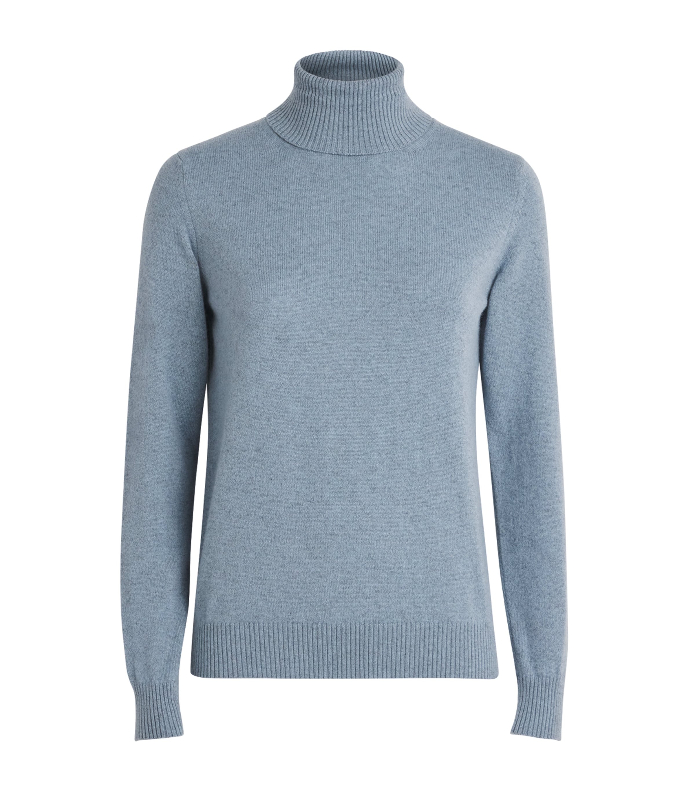Colombo Cashmere Rollneck Sweater In Blue