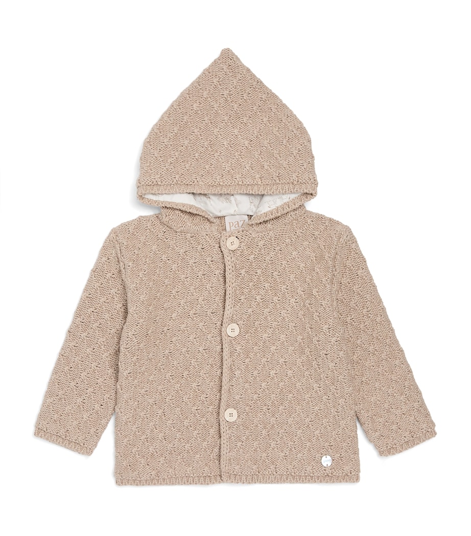 Cotton-Blend Knit Hoodie (12 Months) 64 H94 Image 1