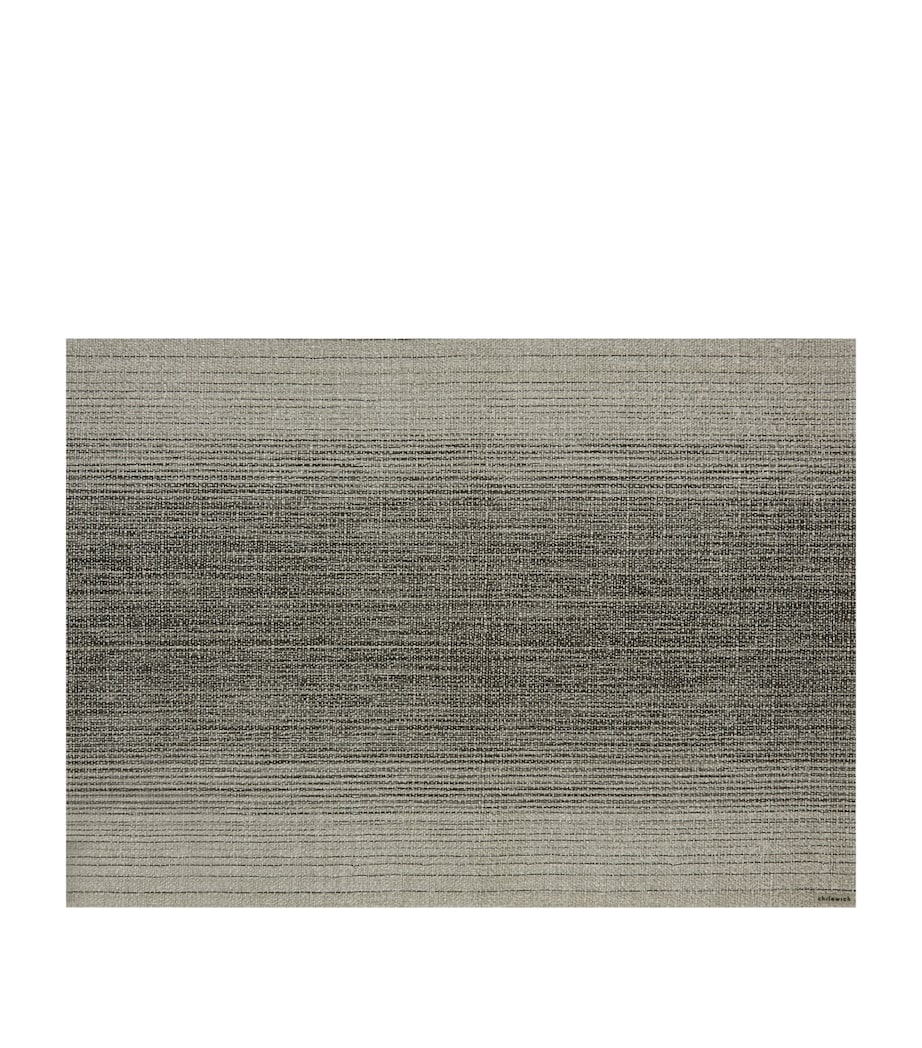 Ombré Rectangular Placemat (36cm x 48cm) SILVER Image 1