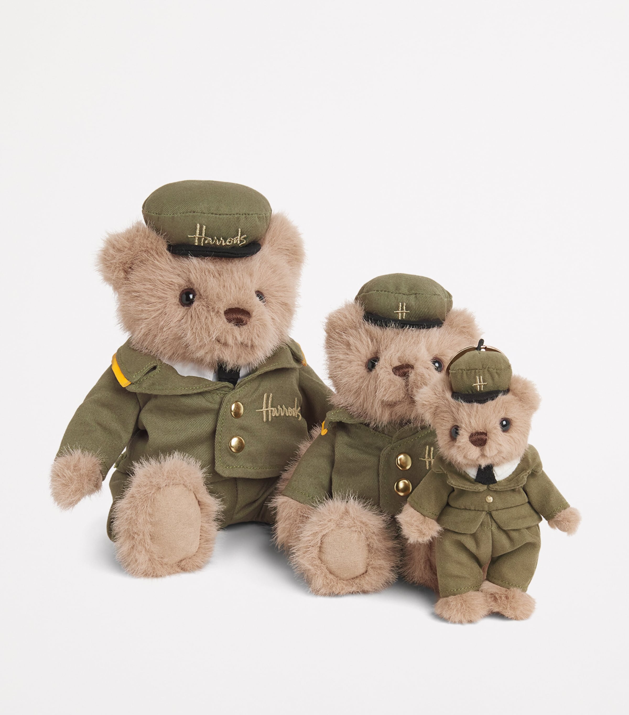 Harrods Medium Green Man Bear (18cm) Image 2