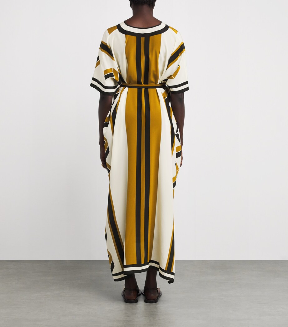 Silk Stripe Kaftan IMPRIME SWIM NO Image 3