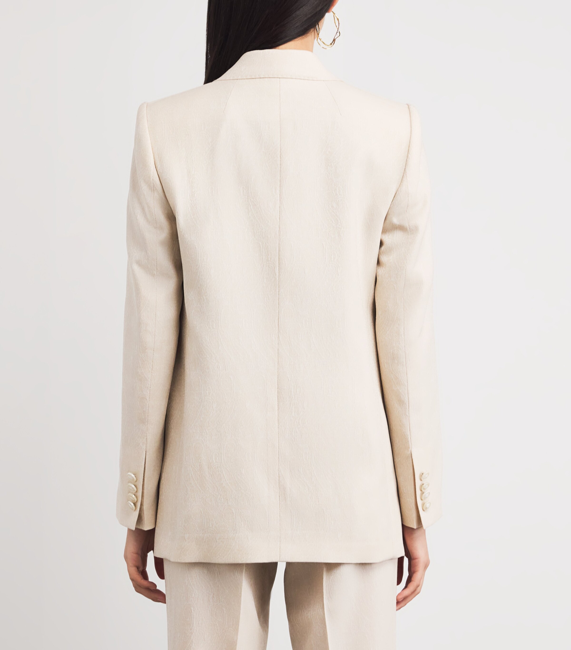 Wool Single-Breasted Blazer M3606 Image 4