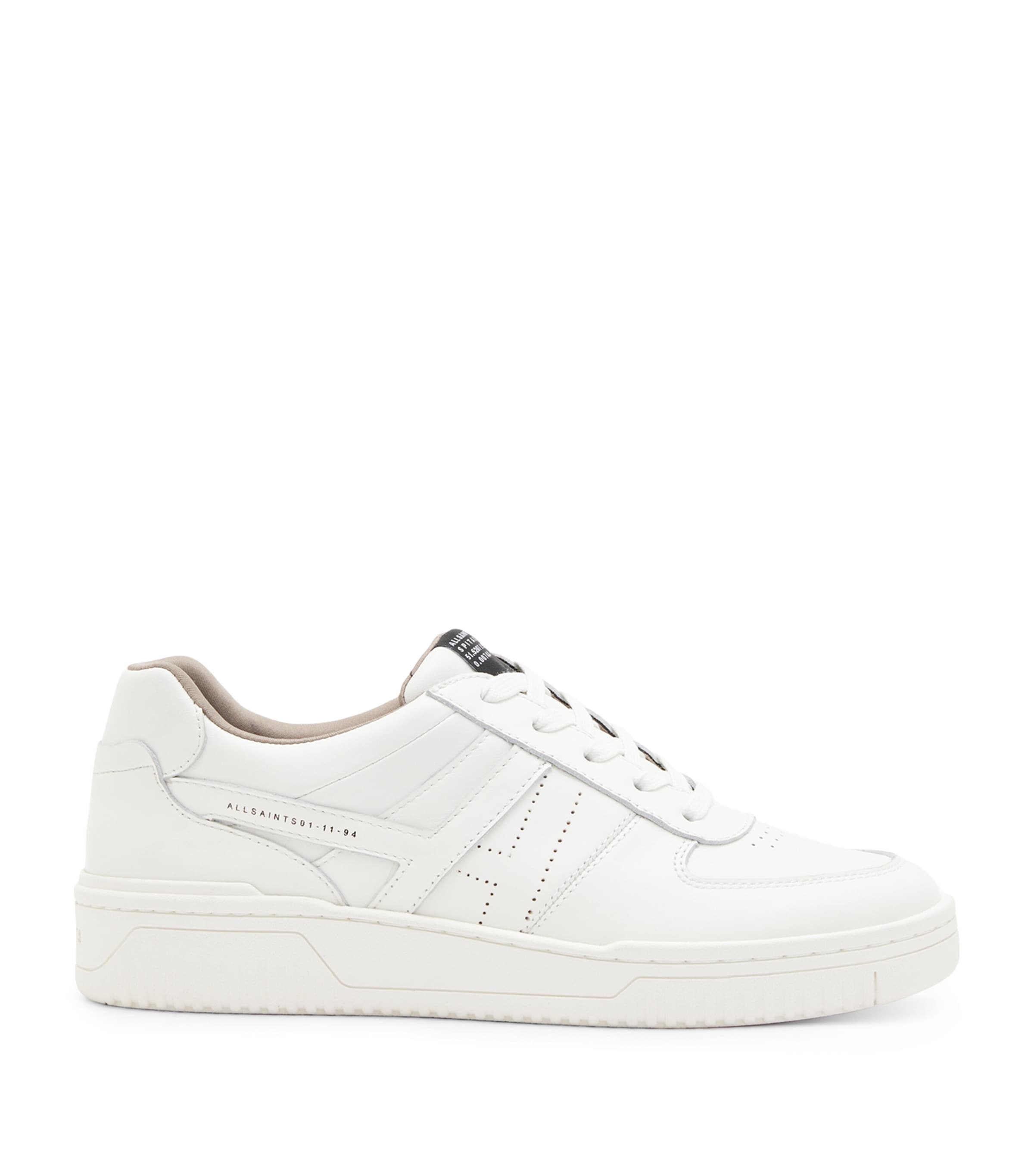 Allsaints Leather Valentina Low-top Sneakers In White