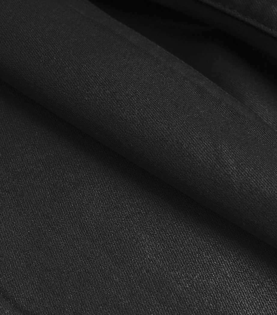 Coated Cindy Cropped Jeans BLACK FOG LUXE Image 5