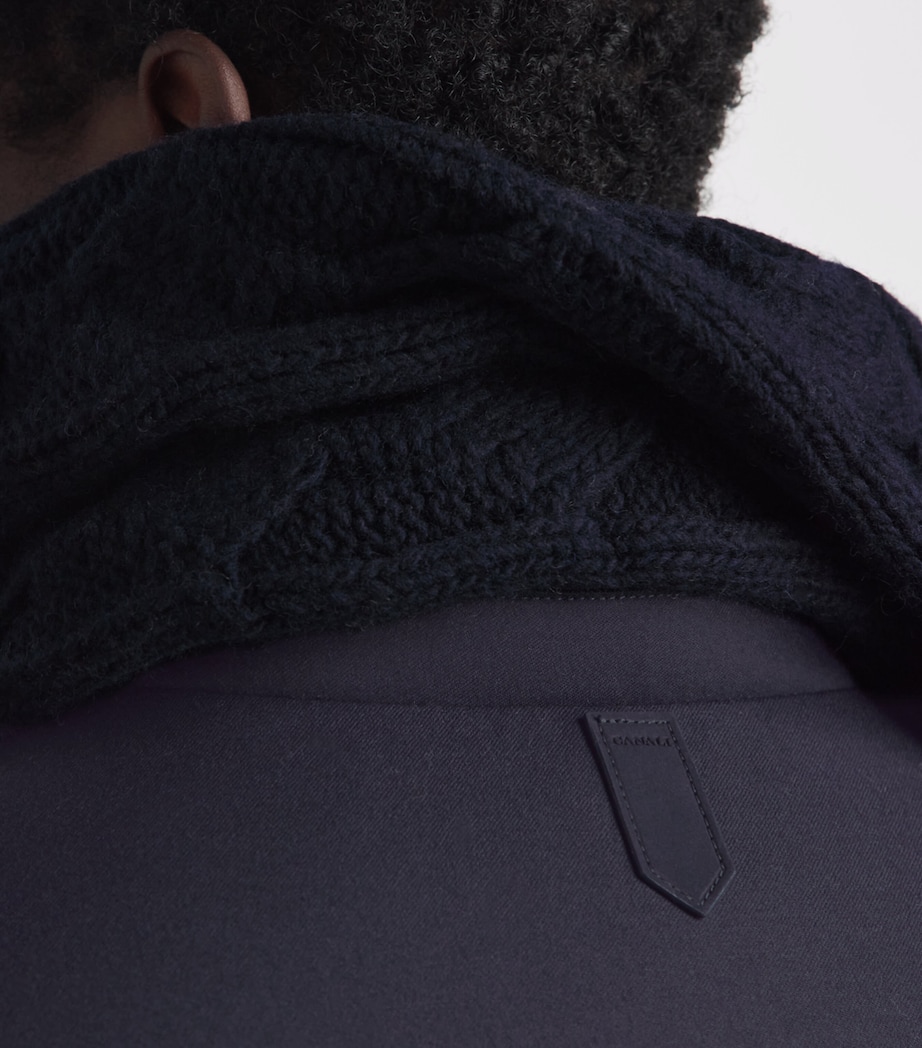 Canali Mens Wool Puffer Jacket Image 3