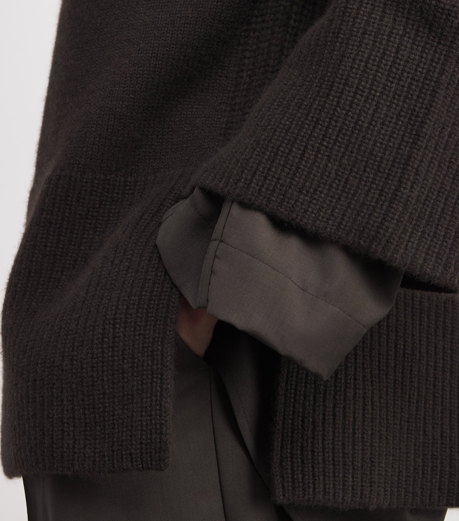 Cashmere Loftus Sweater COCOA Image 6