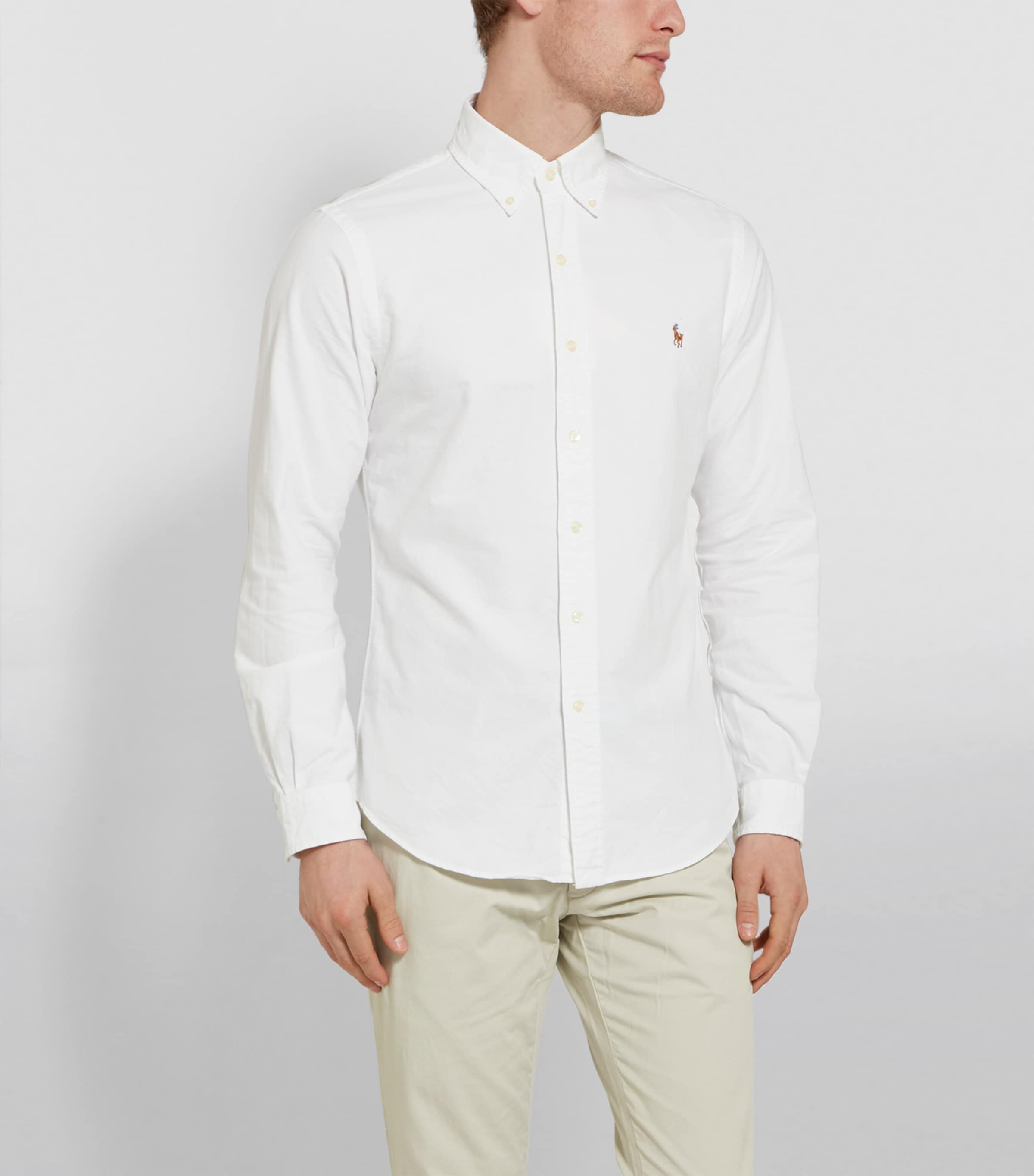 Polo white oxford shirt best sale