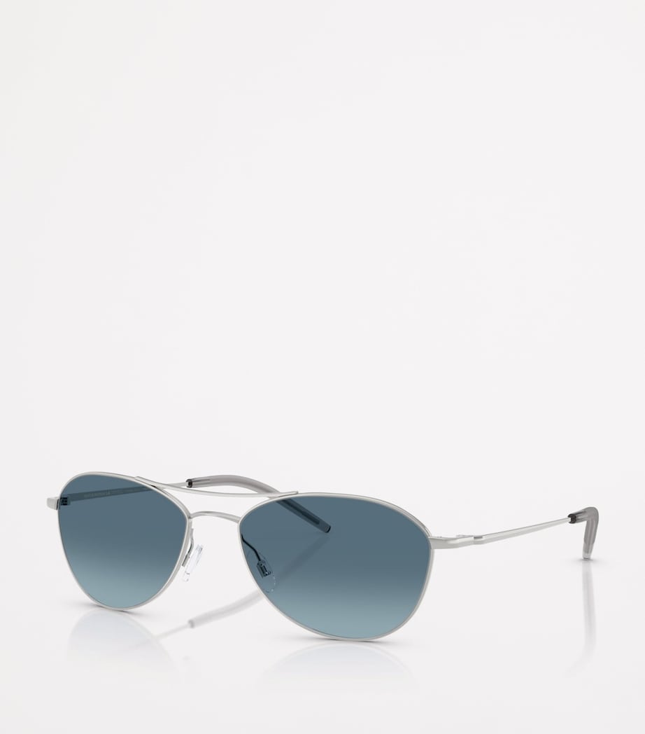 Oliver Peoples Aero II Aviator Sunglasses Image 2
