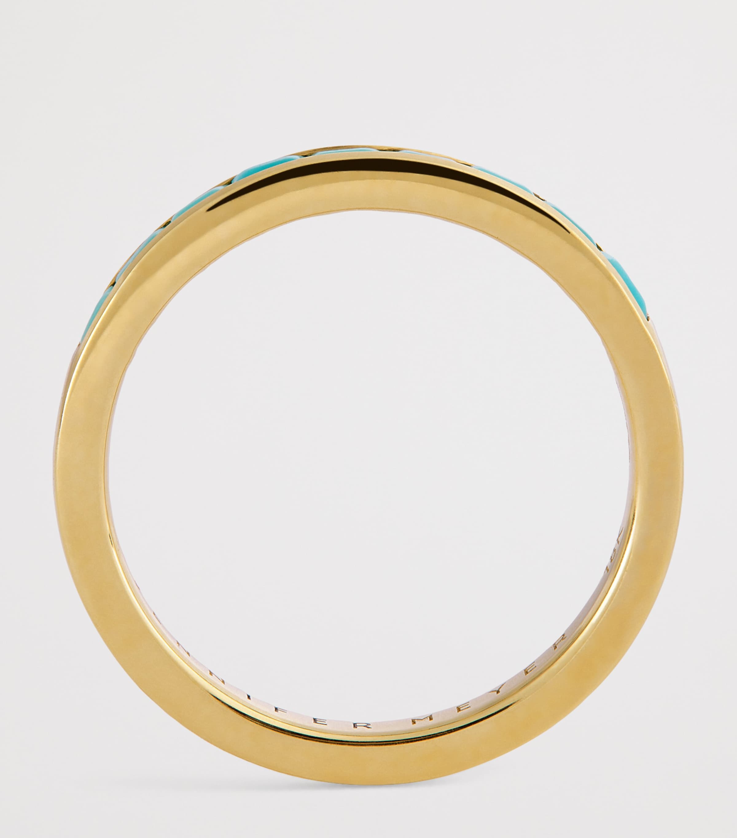 Yellow Gold and Turquoise Edith Ring YELLOW GOLD Image 3
