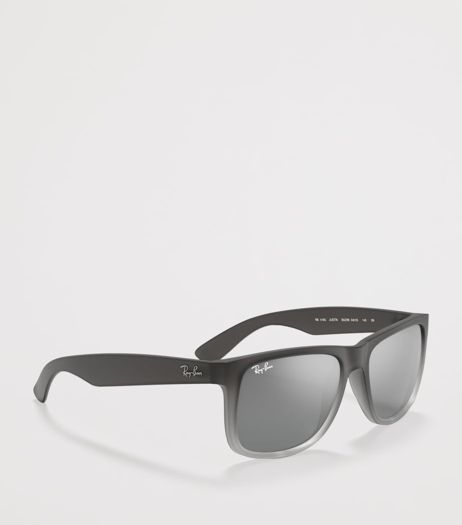 Ray-Ban Justin Classic Square Sunglasses Grey Image 6