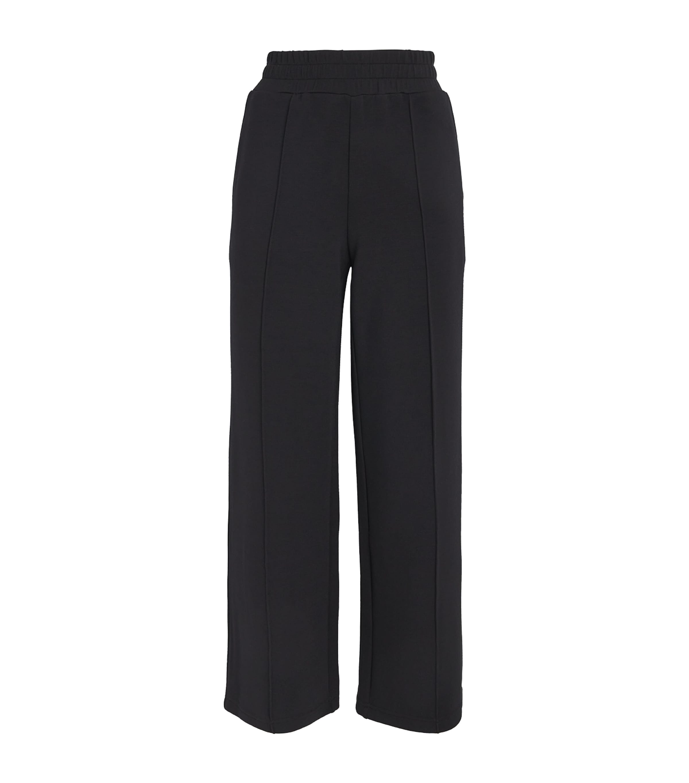 Varley Freesoft Wide-leg Sweatpants In Black